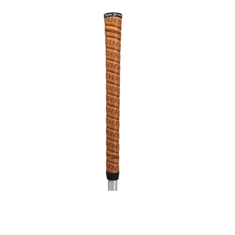 Super Stroke SuperStroke Traxion Wrap Golf Club Grip, Midsize, Advanced Surface Texture That Improves Feedback and Tackiness, Providing Durability and Comfortability, Tan - Image 1